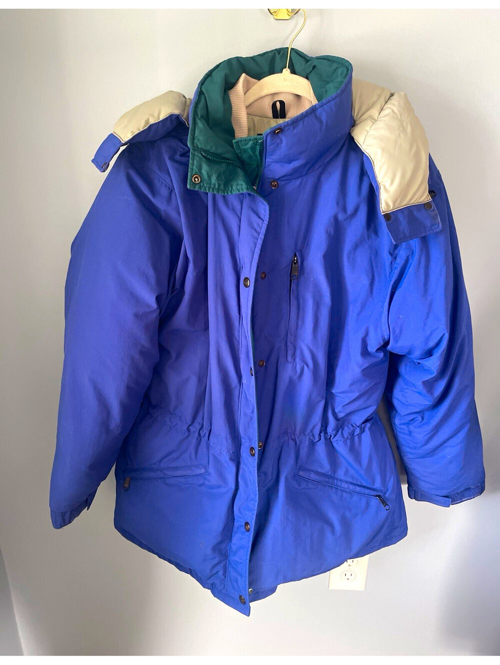 Vintage L.L.Bean Penobscot Parka Women’s large Reg Goose Down Insulated Hooded